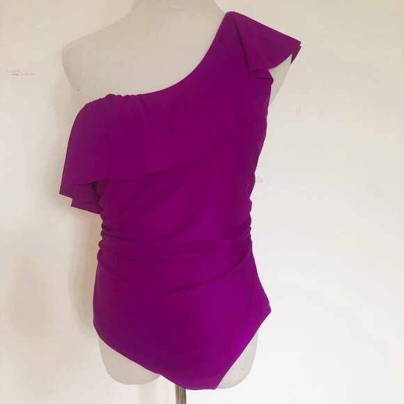 ISABEL MARANT RUFFLE BATHING SUIT SZ L - Picture 1 of 5